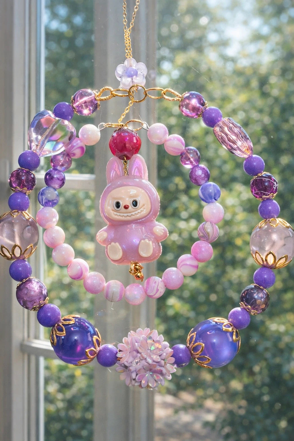 Purple Laboo Window Decoration
