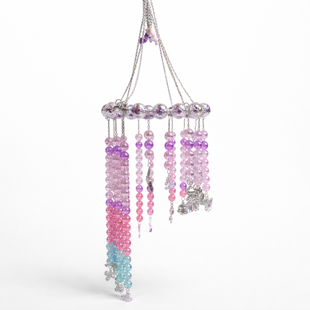 Circle Suncatcher with Spiral Style Dangles