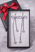 Bow Shaped Dangle Earrings